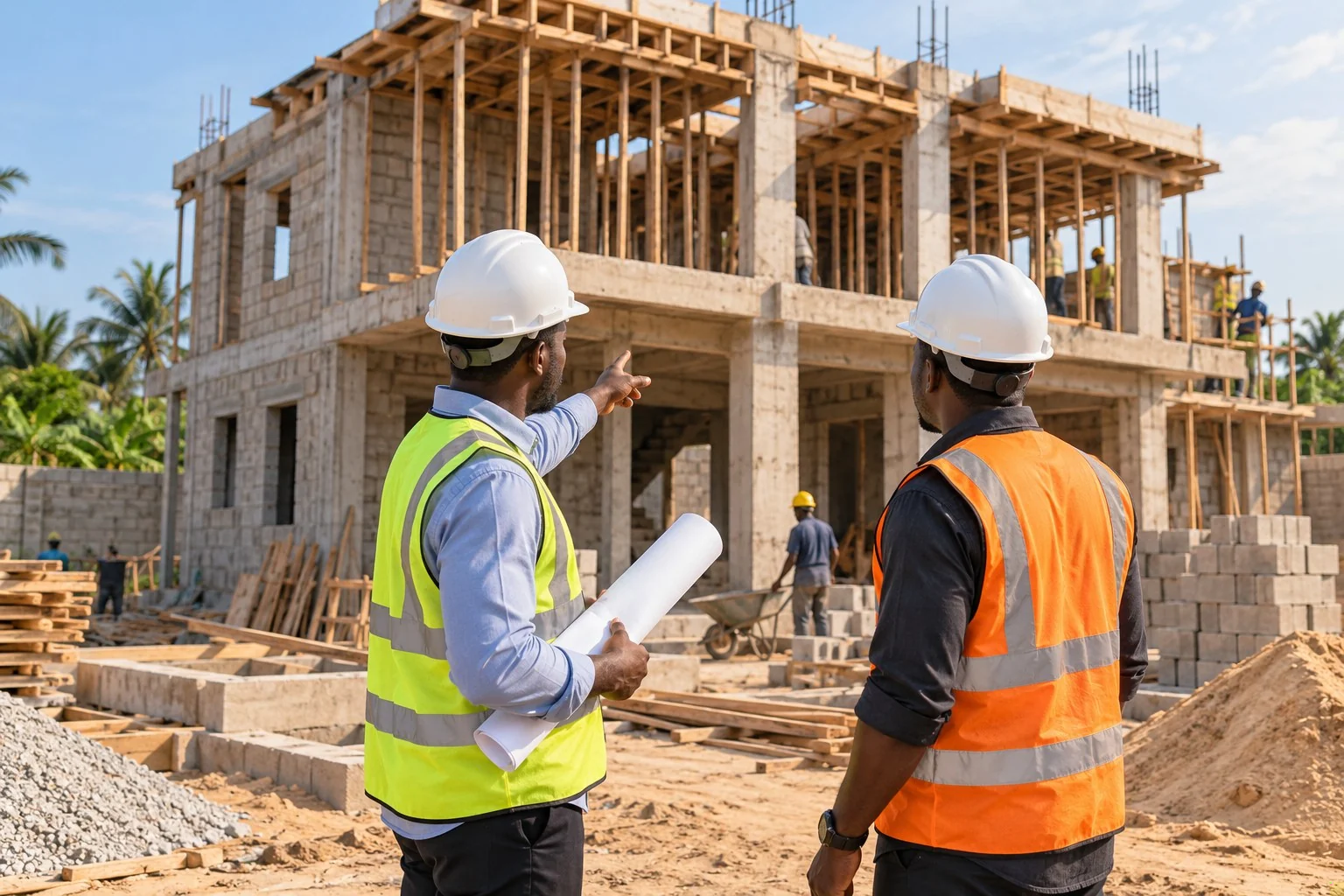 Illustrative construction inspection in nigeria