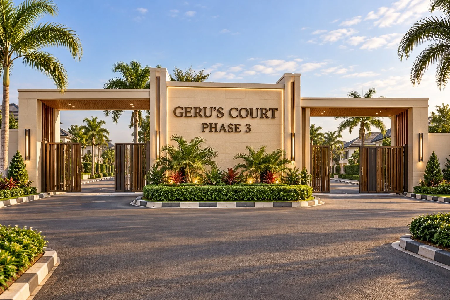Geru’s Court Phase 3 — illustrative concept