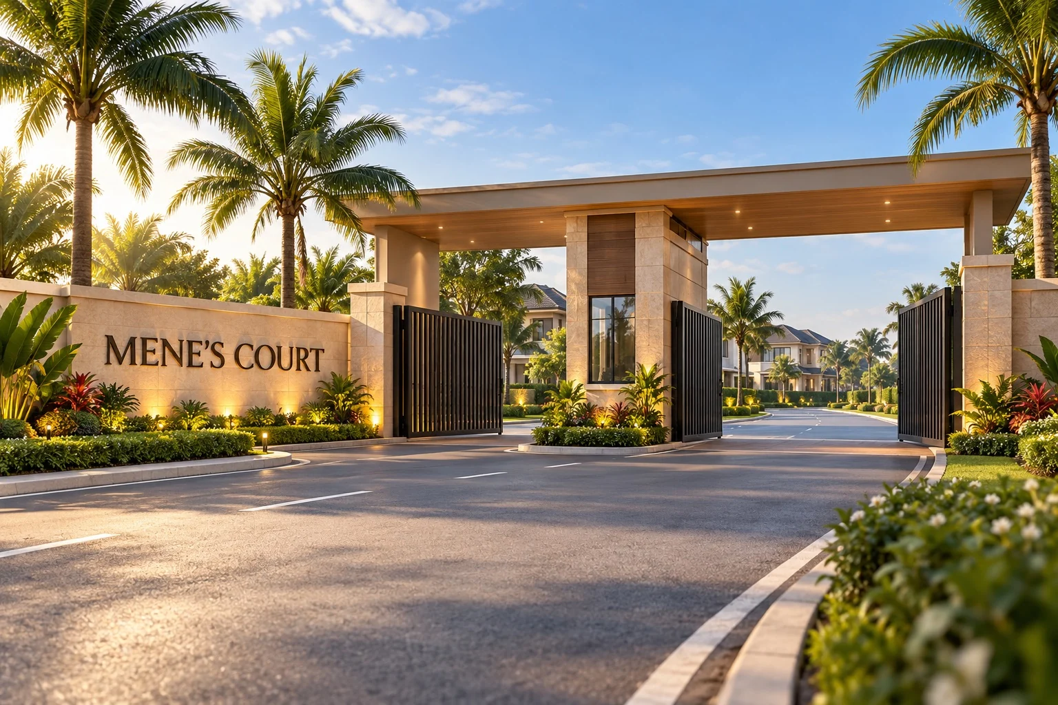 Mene’s Court — illustrative concept