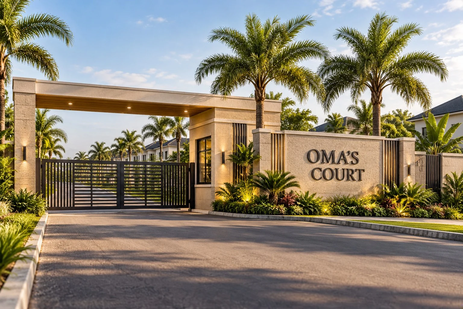 Oma’s Court — illustrative concept