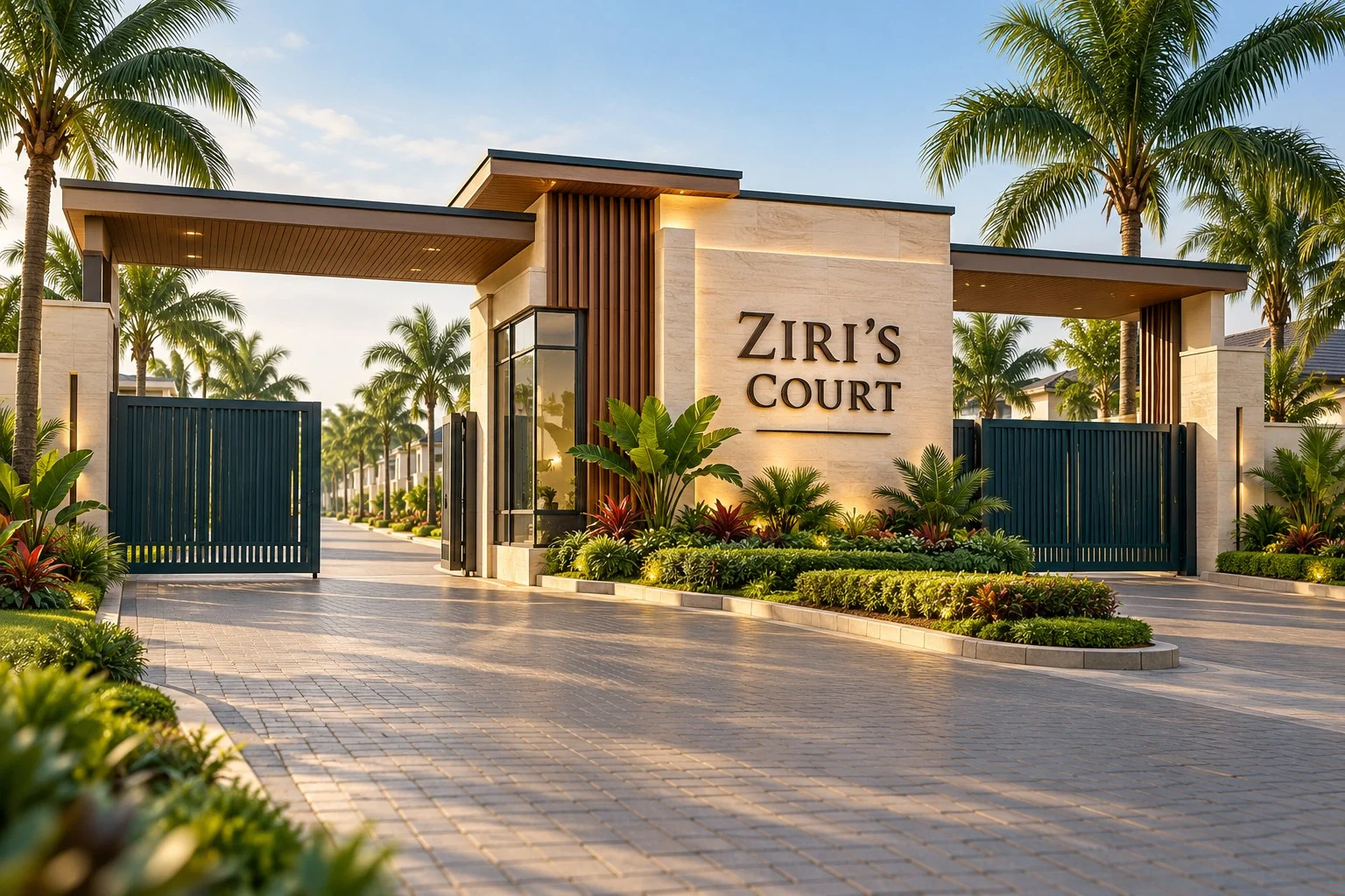 Ziri’s Court — illustrative concept